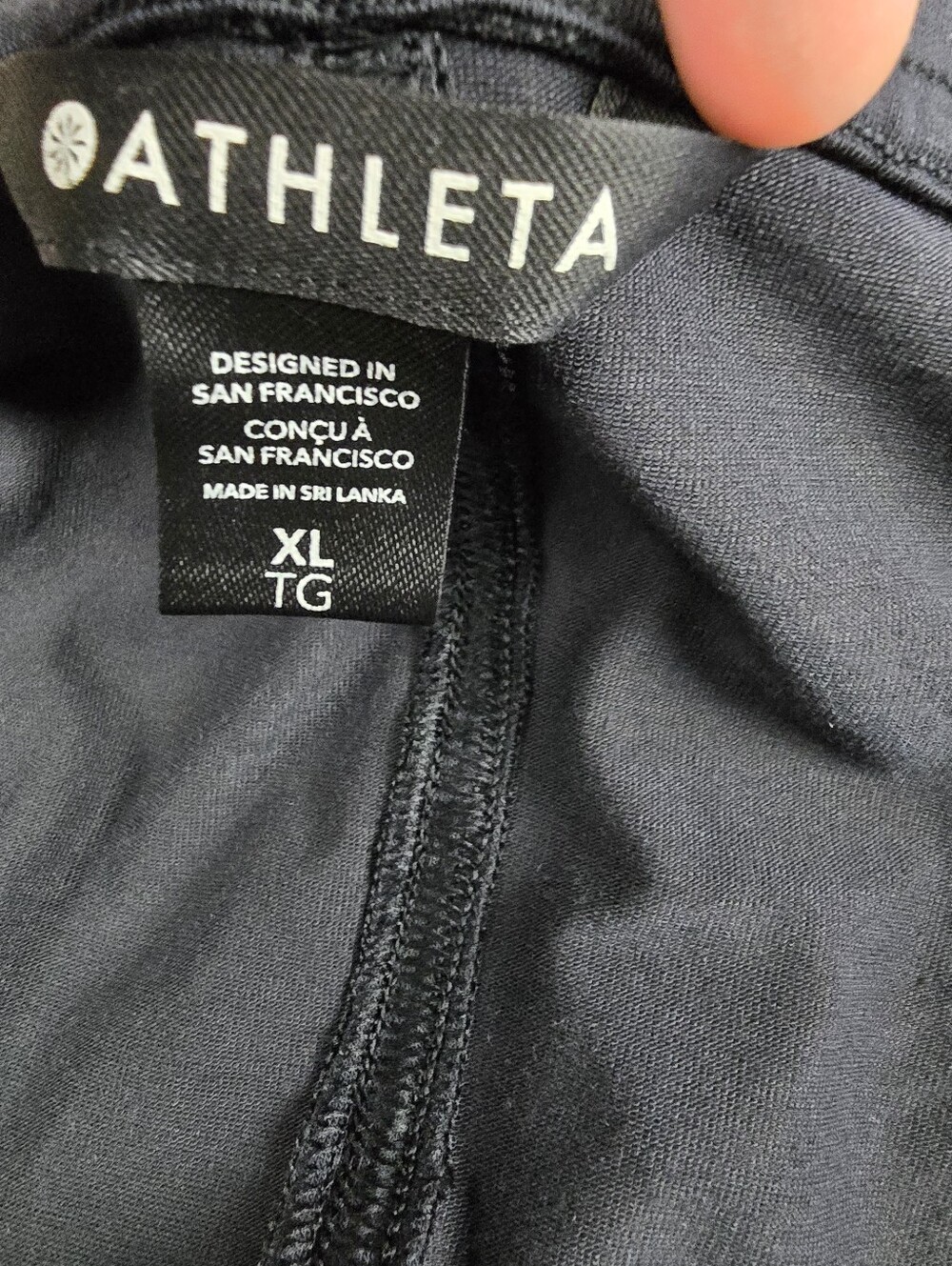 Athleta Crossover Ruched Top XL - Picture 6 of 9